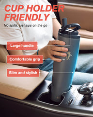 40 oz Flip Straw Tumbler