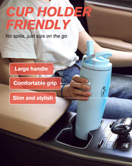 32 oz Flip Straw Tumbler