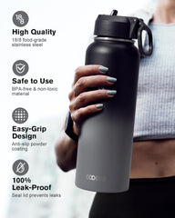 Coolflask 40 oz Water Bottle