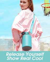 64 ounce insulated water bottle