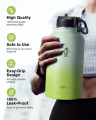 Coolflask 64 oz Water Bottle