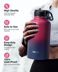 Coolflask 64 oz Water Bottle