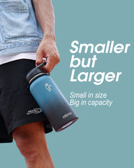 32 oz Compact Water Bottle With Strap