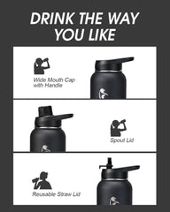 40 oz insulated water bottle