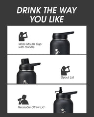 40 oz insulated water bottle