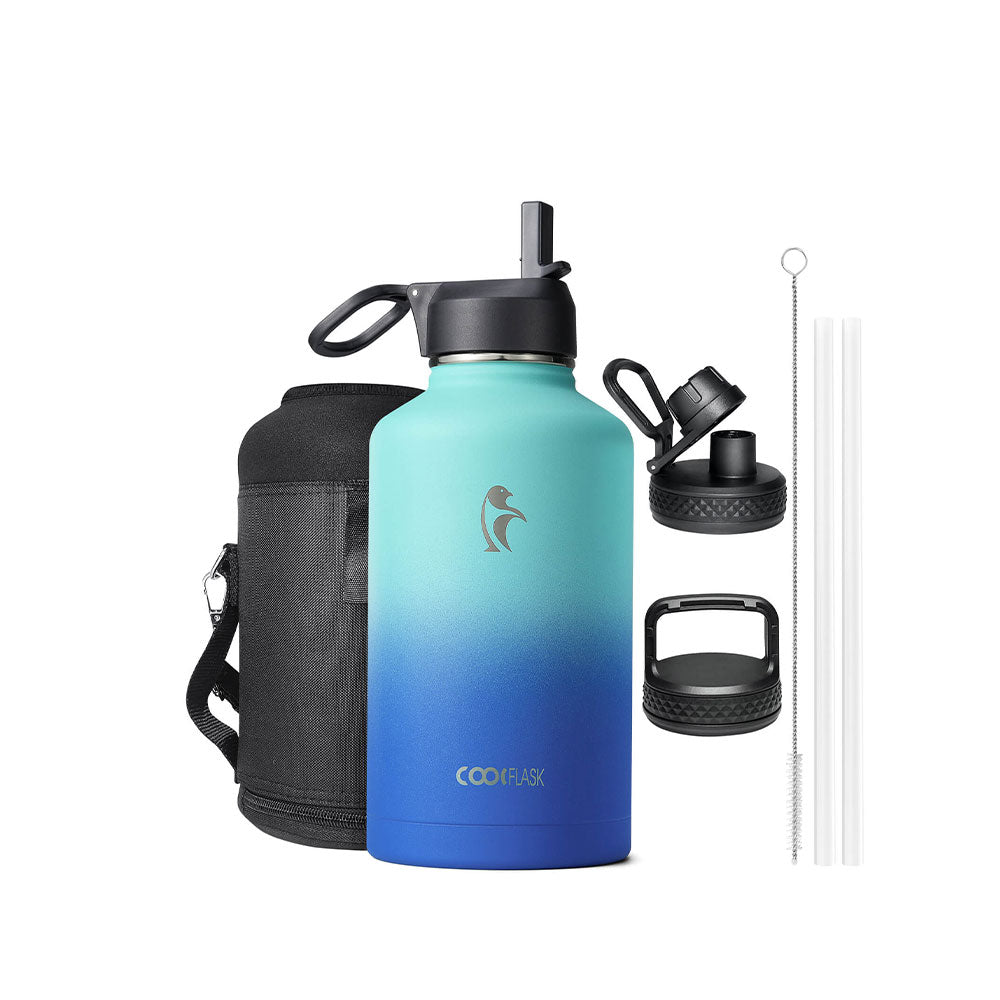 1 2 gallon water bottle with sleeve