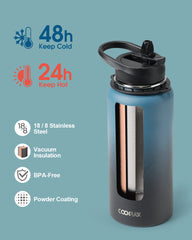 32 oz Compact Water Bottle With Strap