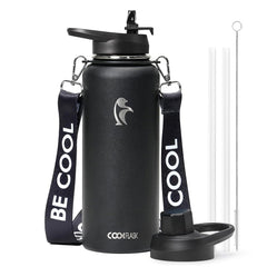 40 oz Compact Water Bottle With Strap