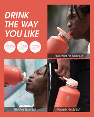 large insulated water bottle