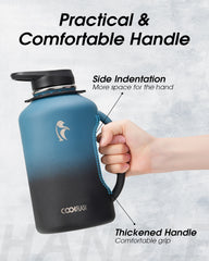 64 oz Compact Water Bottle with Handle