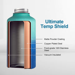 64 oz water bottle metal