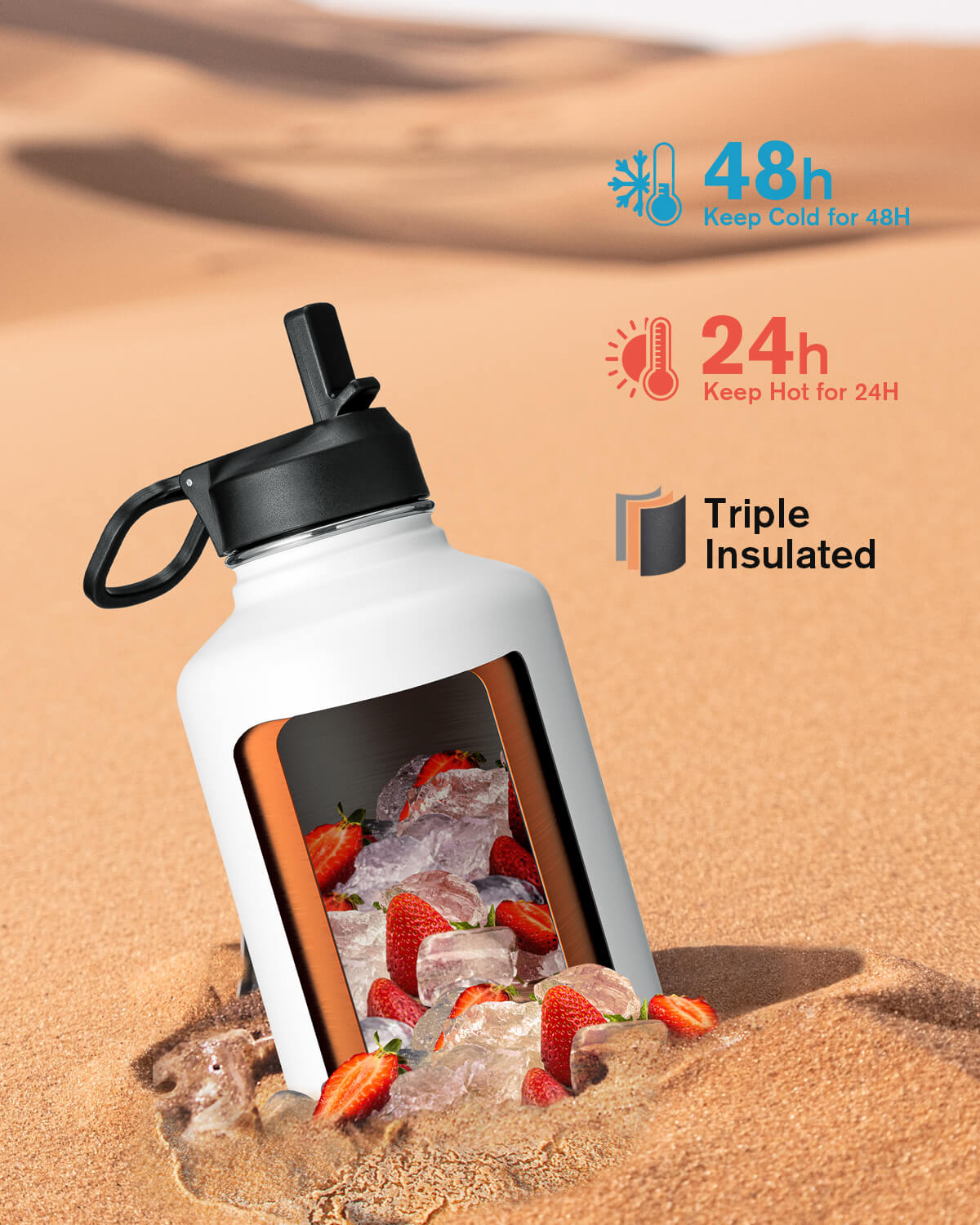 Classic 64 Oz Water Bottle