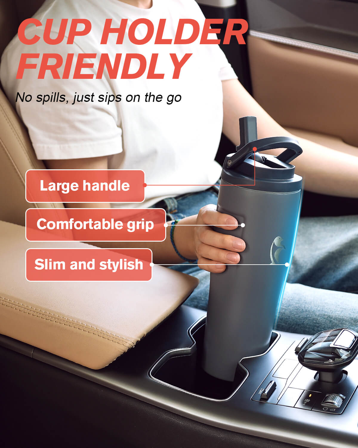 32 oz Flip Straw Tumbler