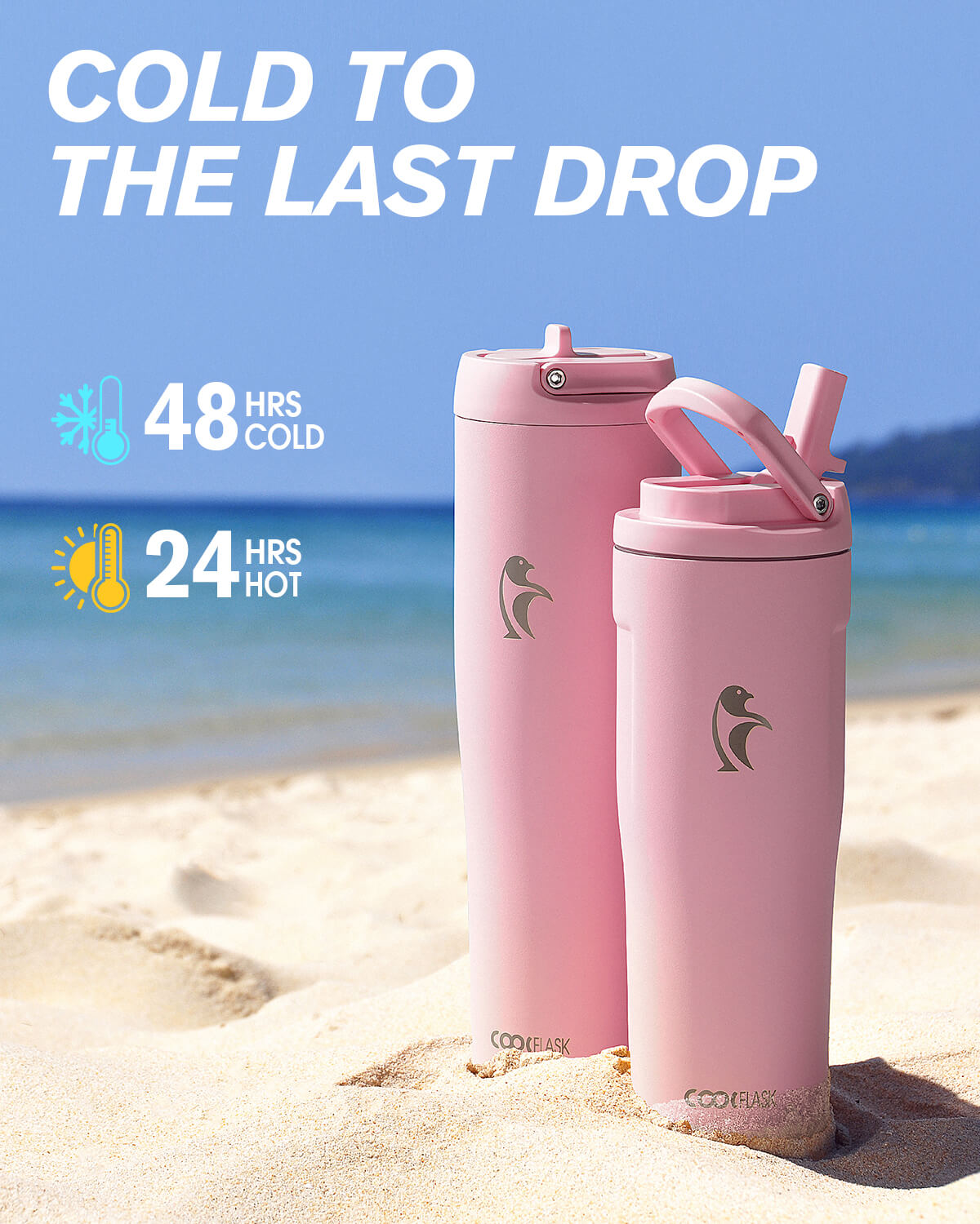 32 oz Flip Straw Tumbler