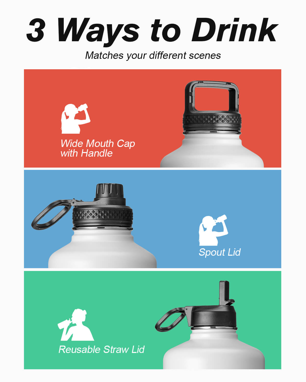 Classic 64 Oz Water Bottle