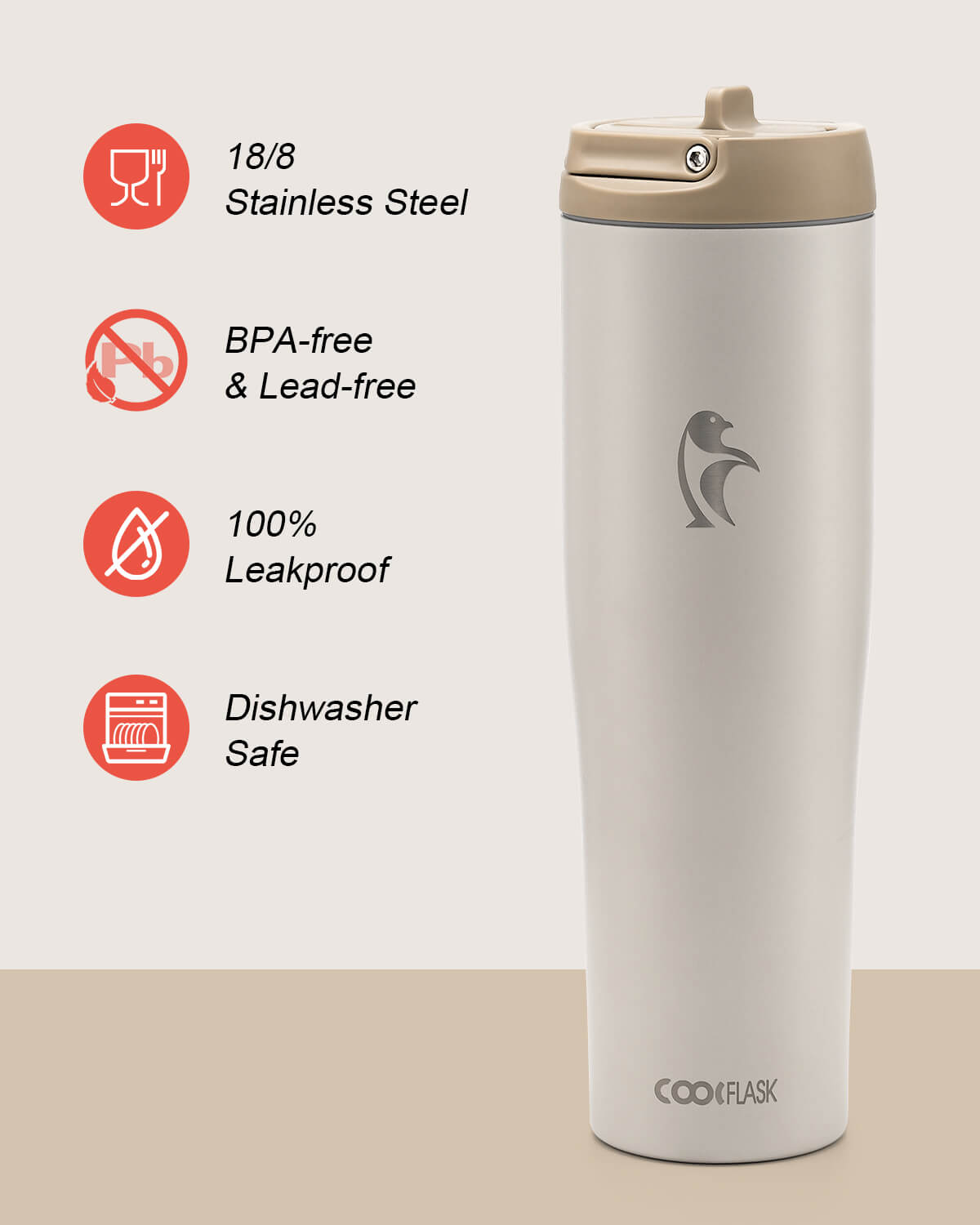 40 oz Flip Straw Tumbler