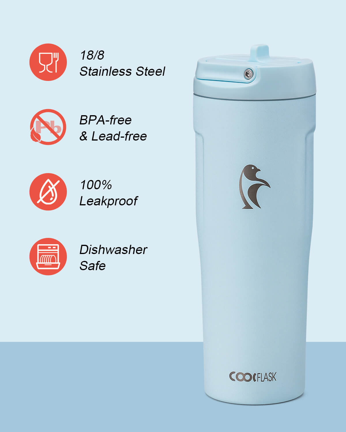 32 oz Flip Straw Tumbler