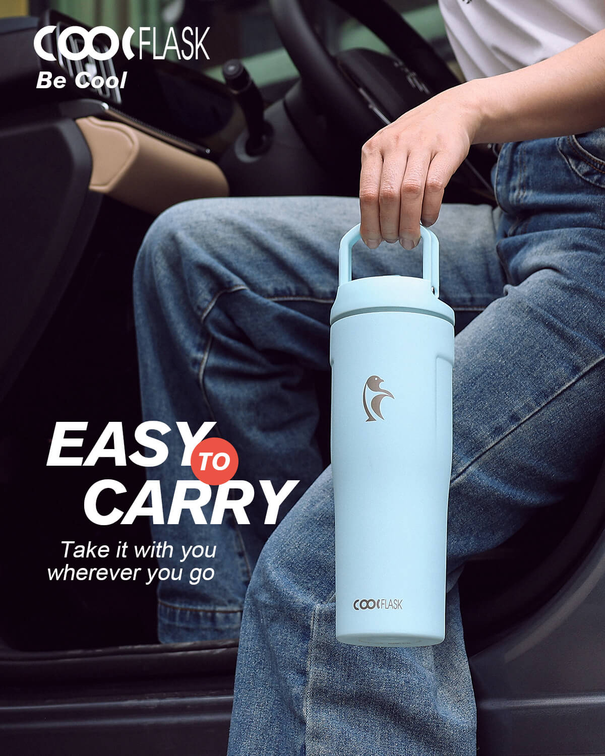 32 oz Flip Straw Tumbler