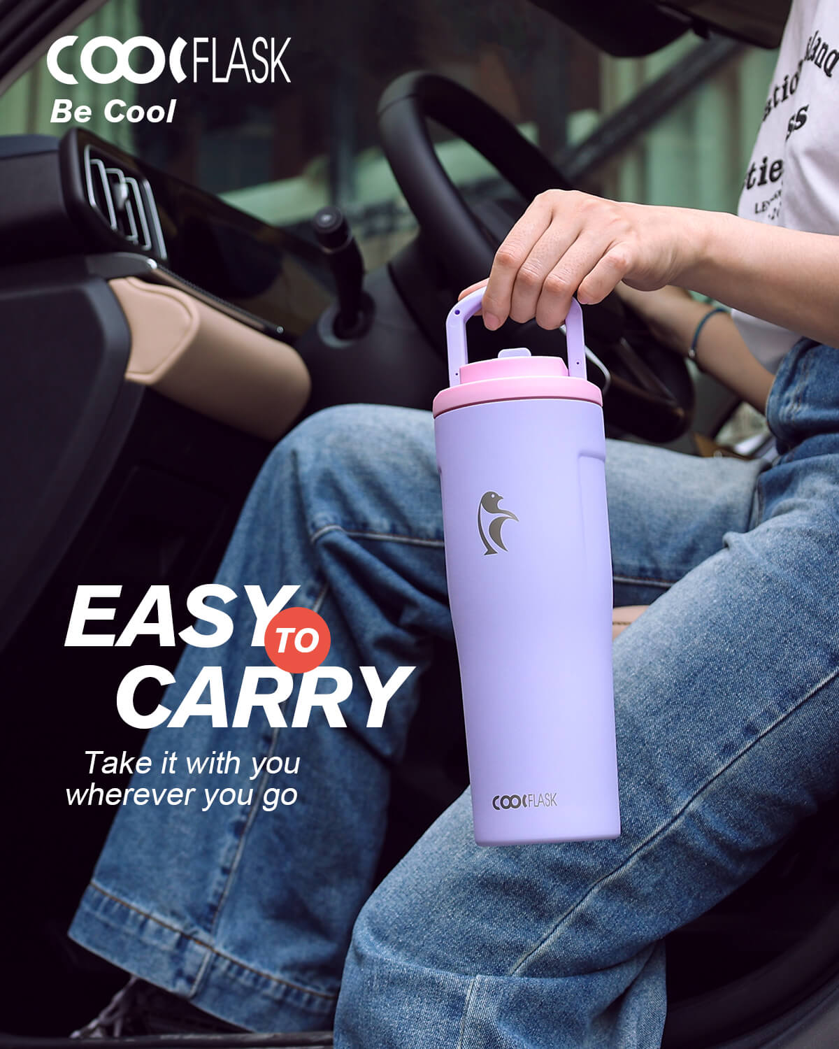 32 oz Flip Straw Tumbler