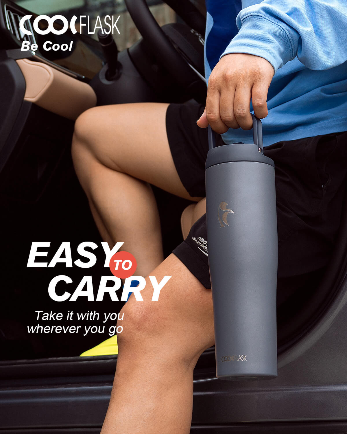 40 oz Flip Straw Tumbler