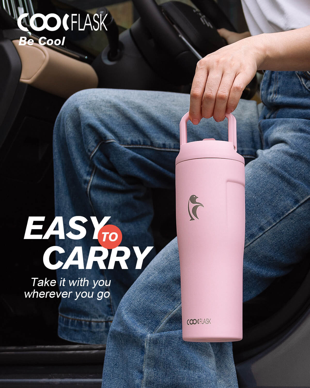 32 oz Flip Straw Tumbler