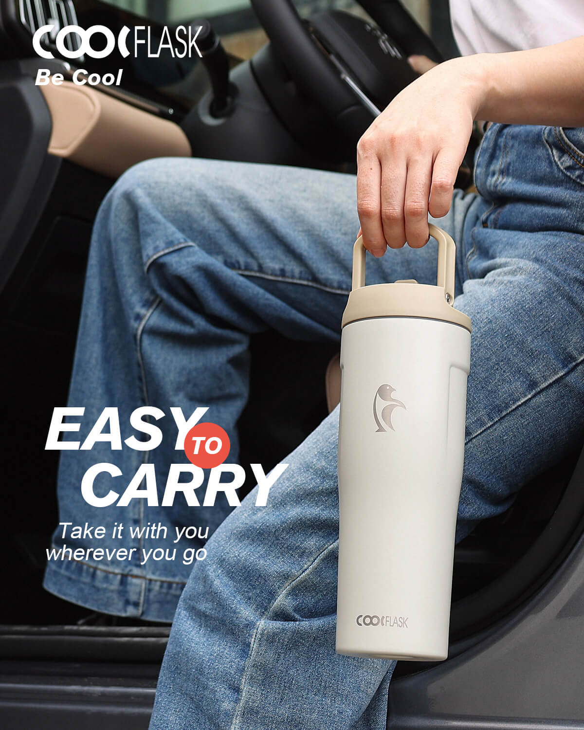 32 oz Flip Straw Tumbler