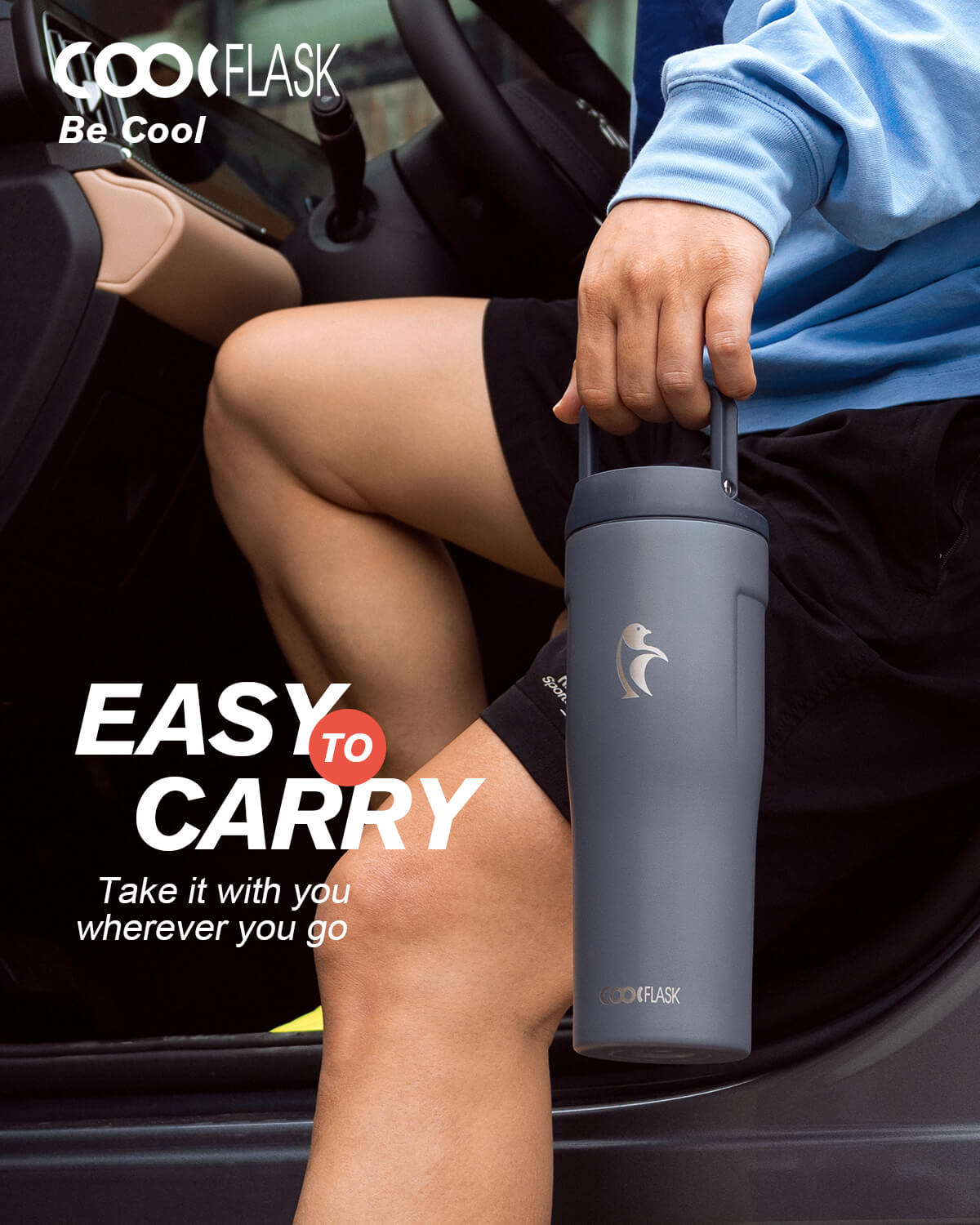 32 oz Flip Straw Tumbler