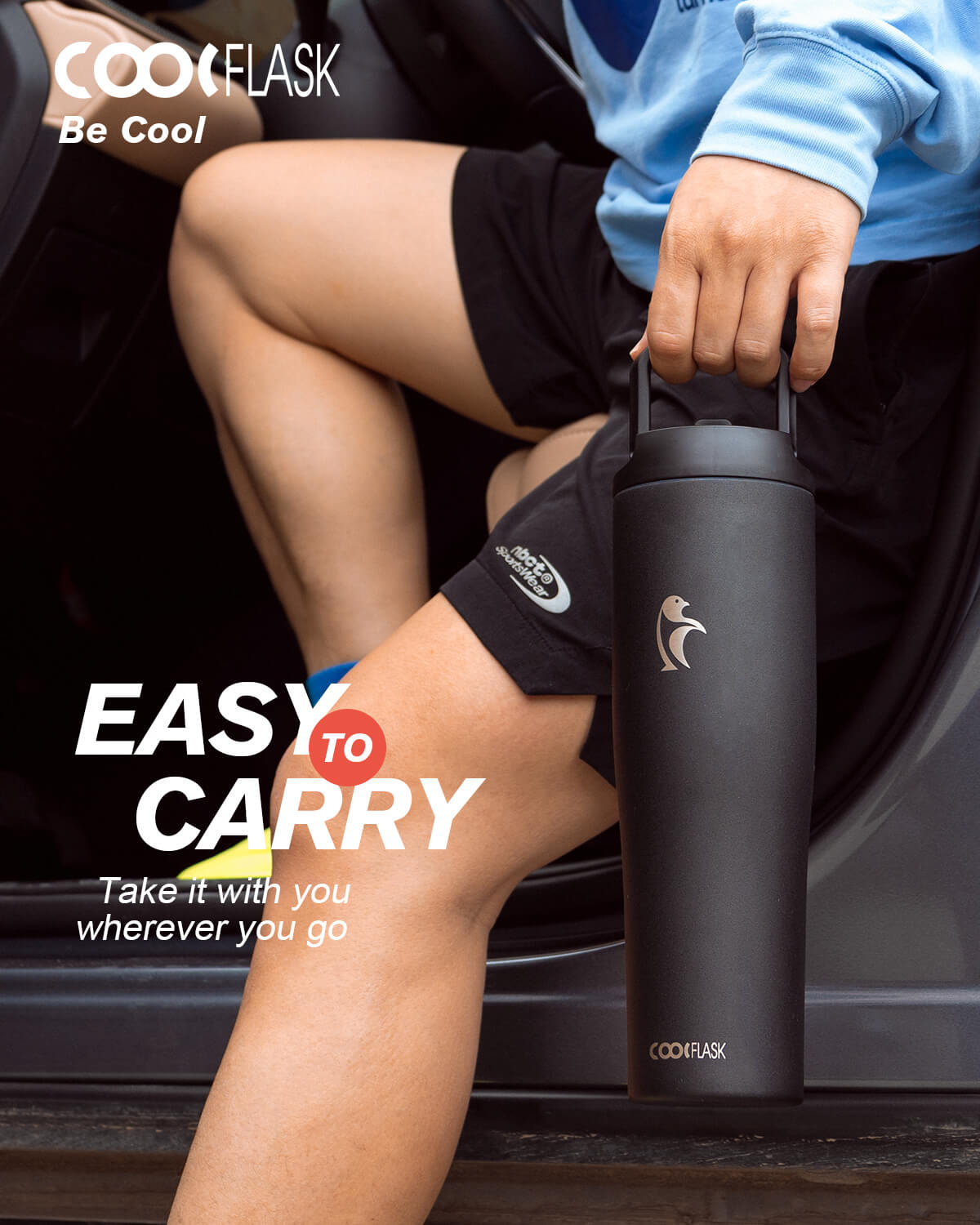 40 oz Flip Straw Tumbler