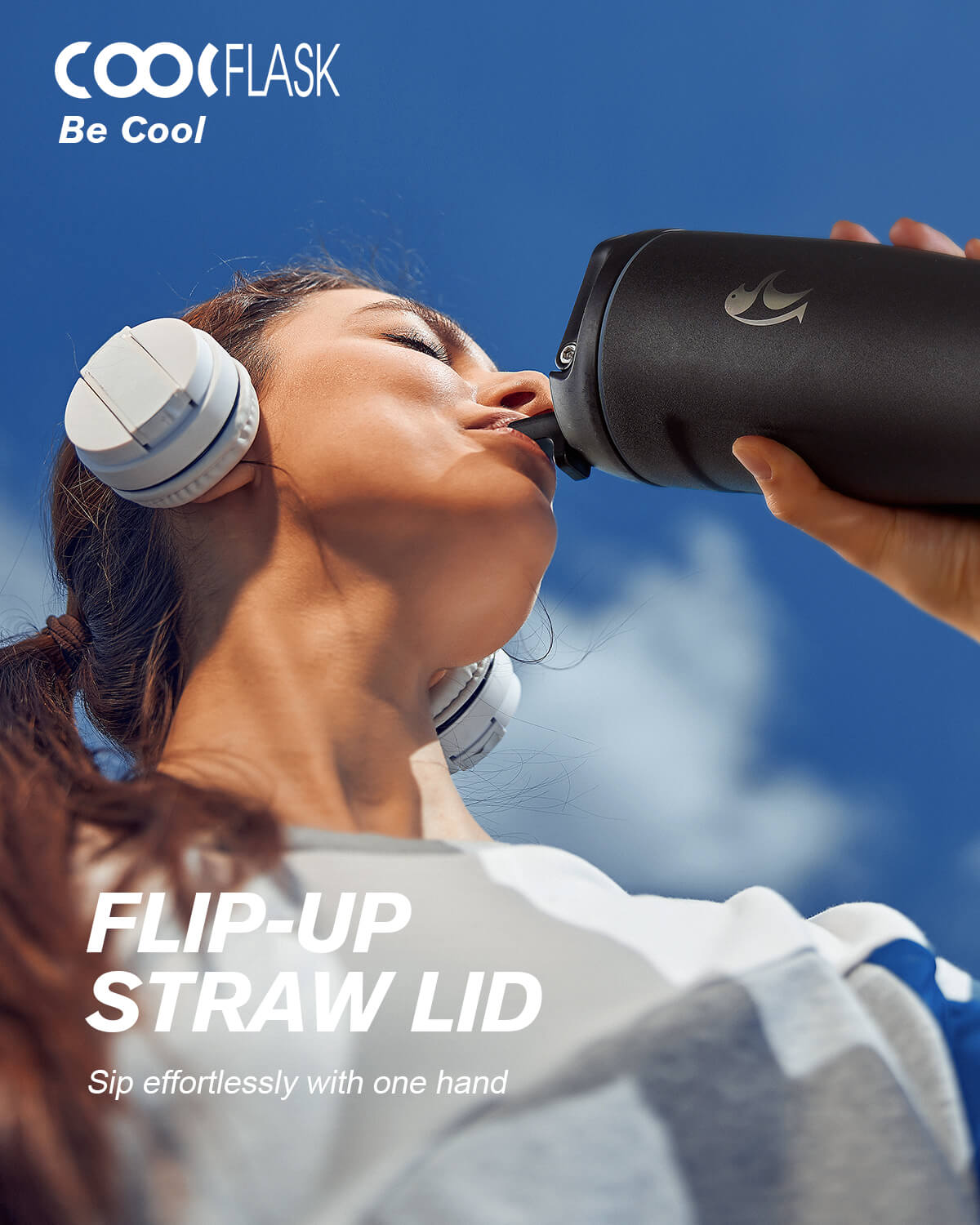 32 oz Flip Straw Tumbler