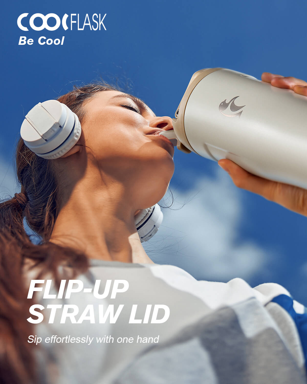 32 oz Flip Straw Tumbler