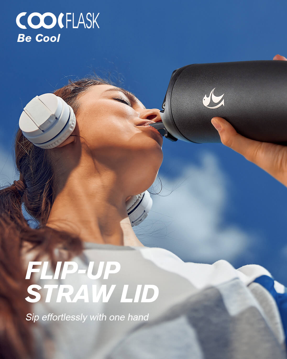 40 oz Flip Straw Tumbler