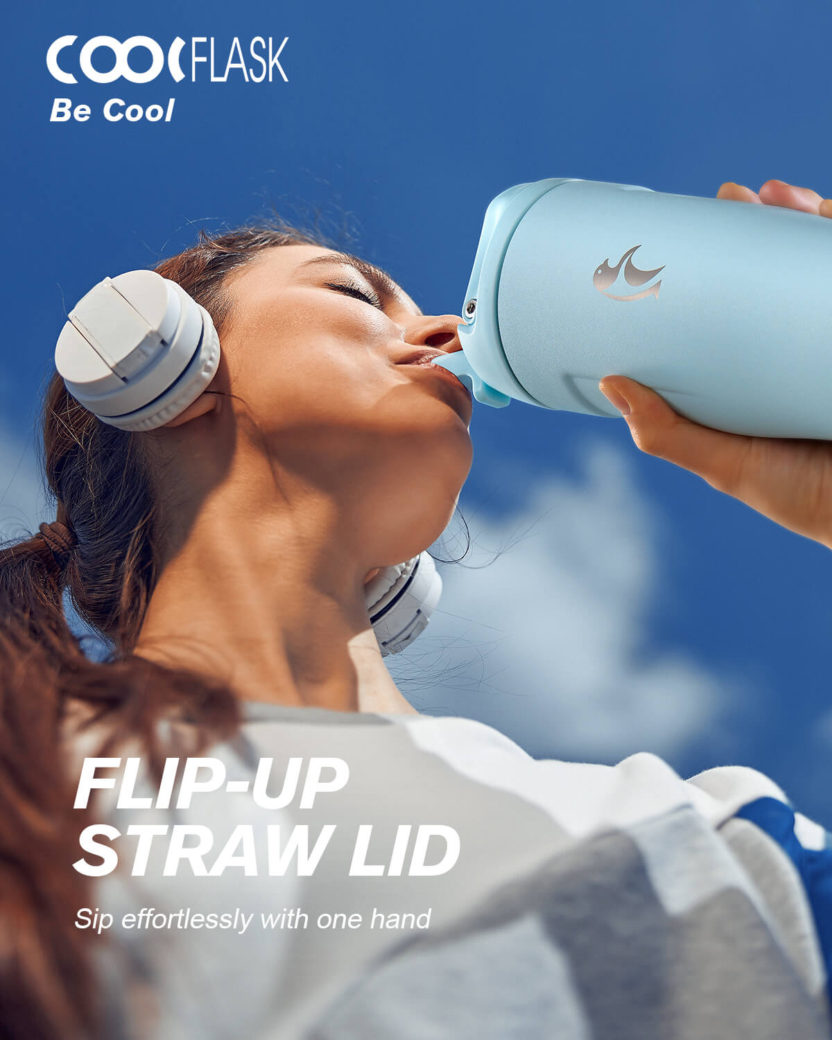 32 oz Flip Straw Tumbler