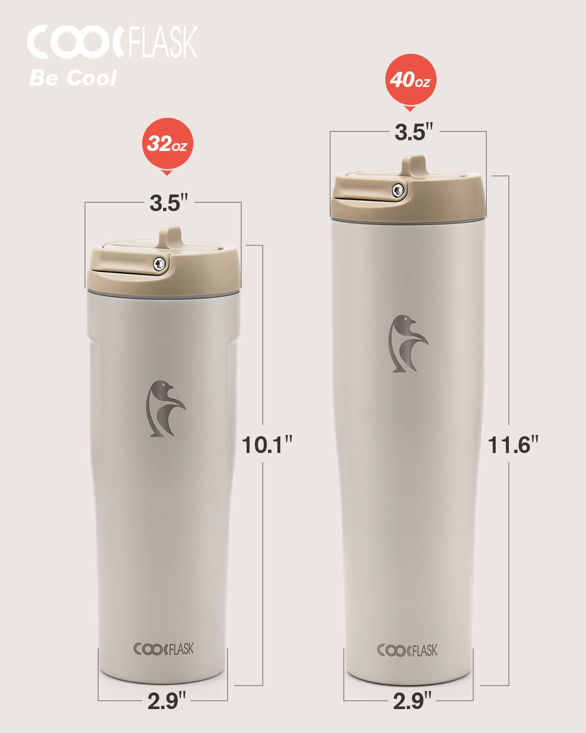 32 oz Flip Straw Tumbler