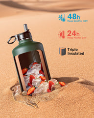 1 Gallon Jug with Straw