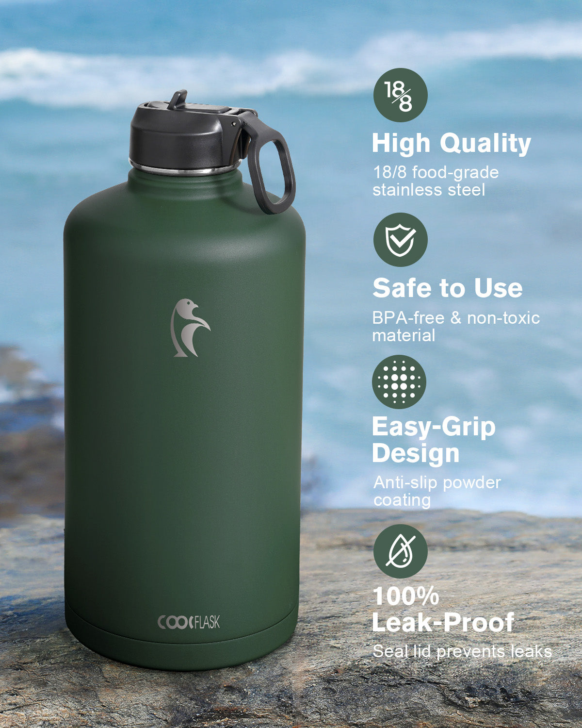 1 Gallon Jug with Straw