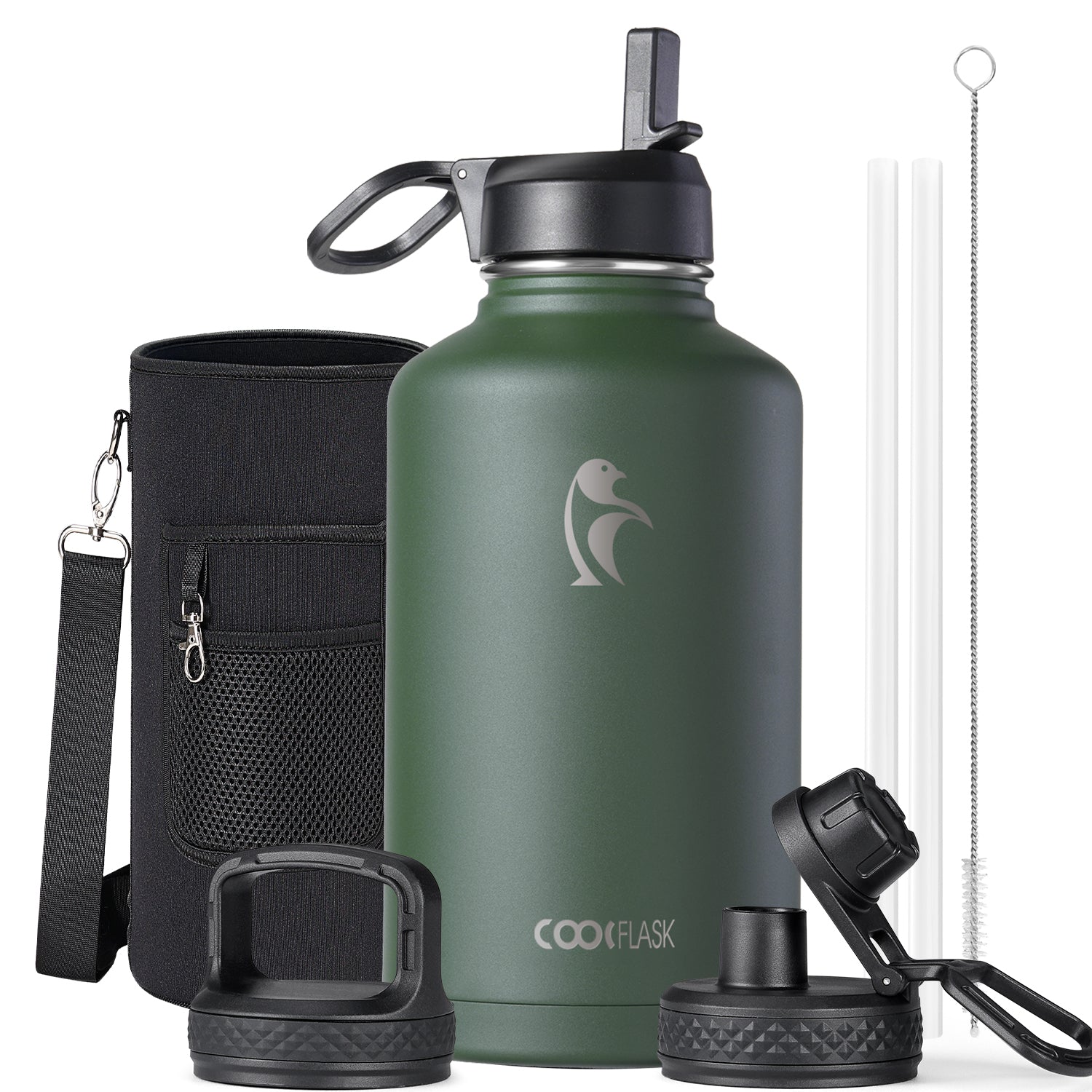 Classic 64 oz Water Bottle with Straw