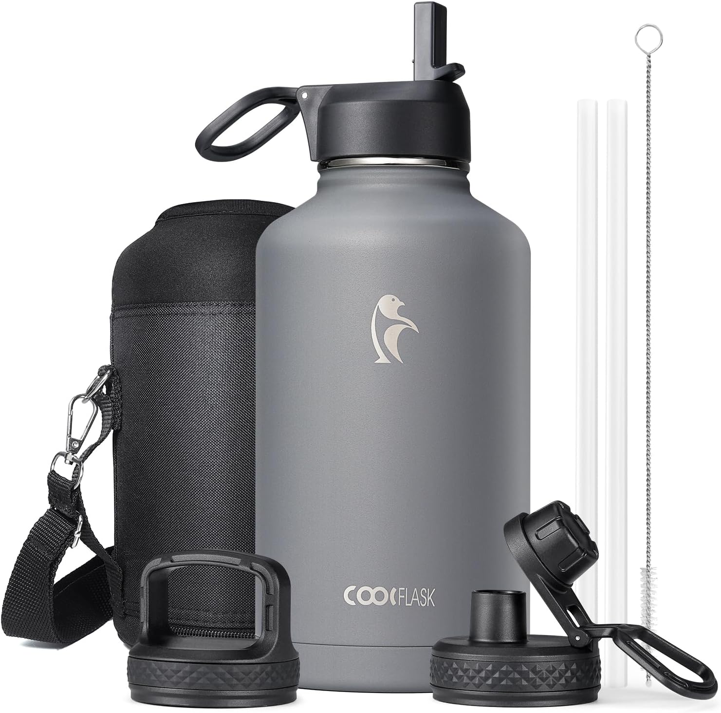 Classic 64 oz Water Bottle with Straw