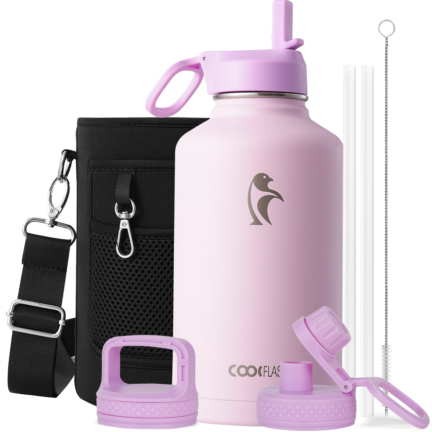 Classic 64 oz Water Bottle with Straw