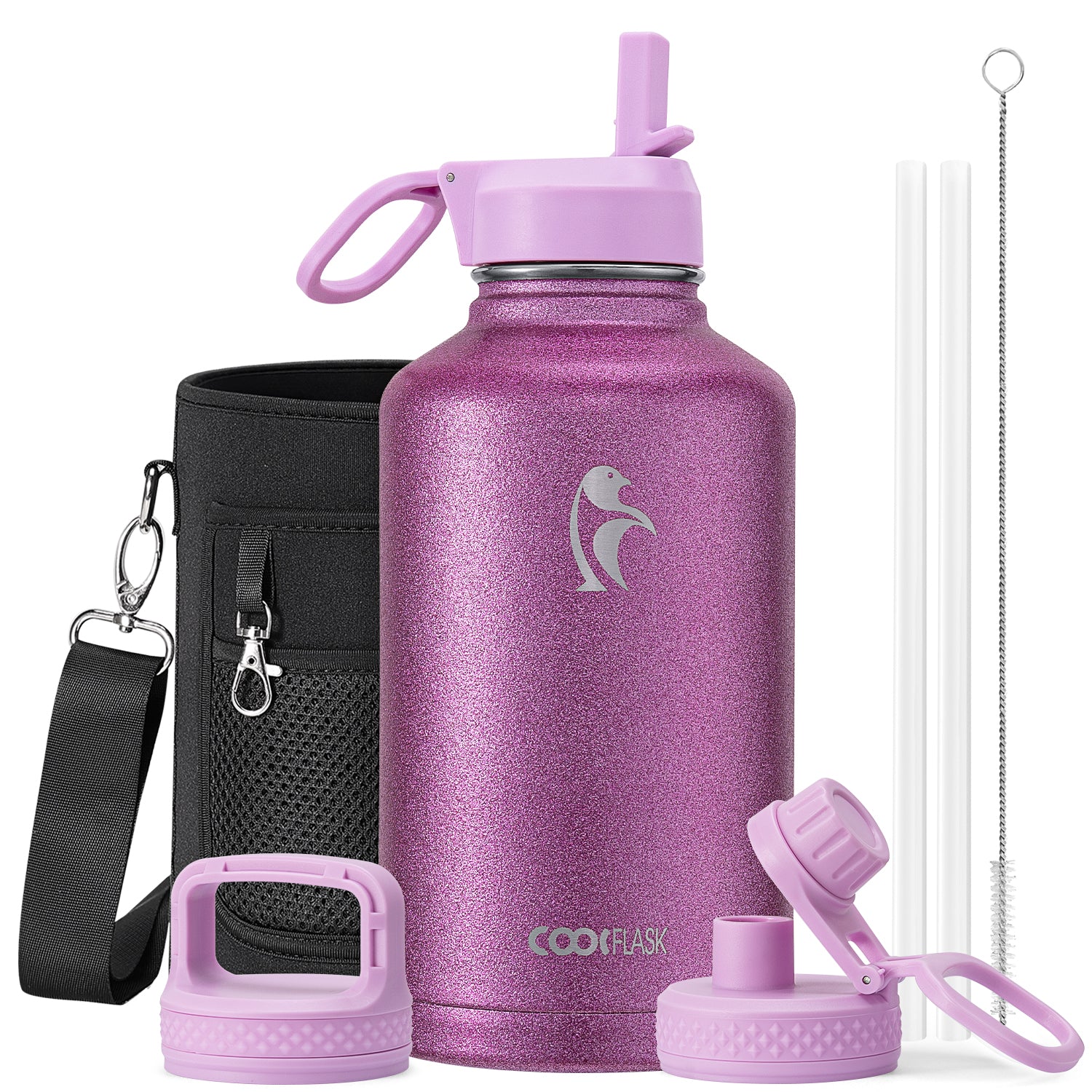 Classic 64 oz Water Bottle with Straw
