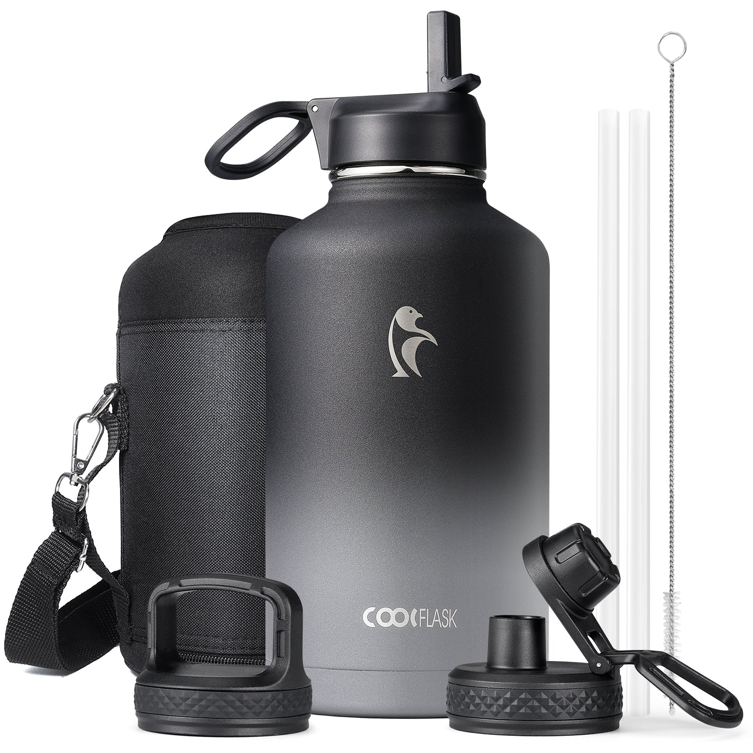 Classic 64 oz Water Bottle with Straw