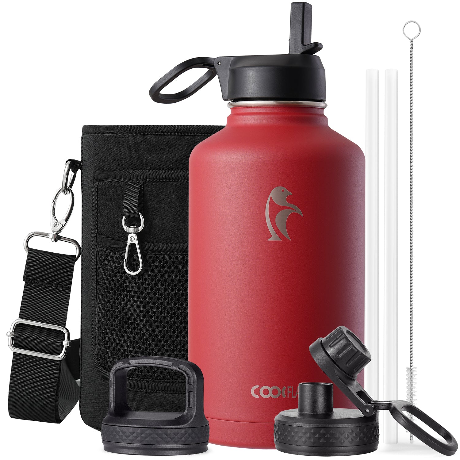 Classic 64 oz Water Bottle with Straw