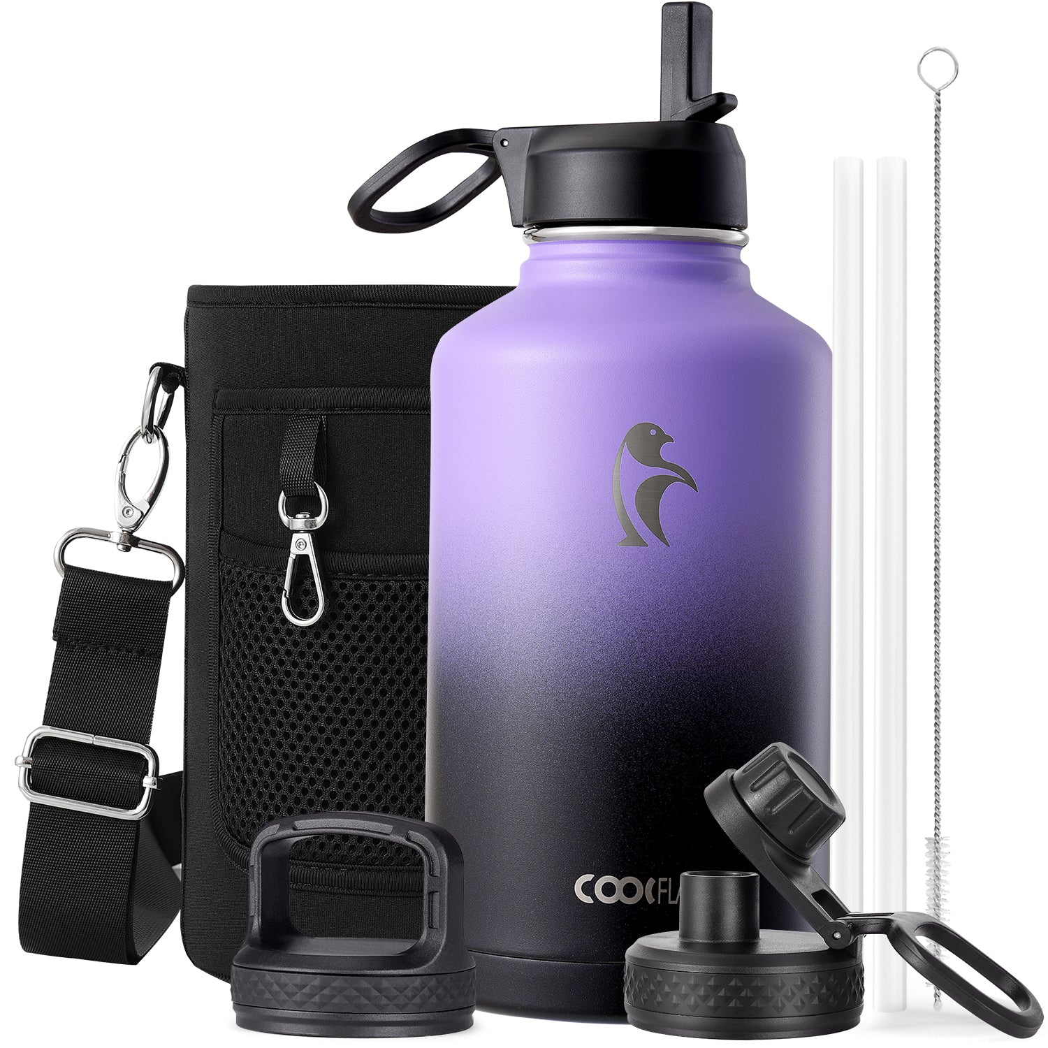 Classic 64 oz Water Bottle with Straw