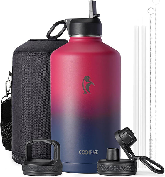Insulated 1 Gallon Jug | 128oz Wide Mouth Water Bottle