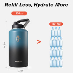 Insulated 256oz/2 Gallon Jug with Spout Lid