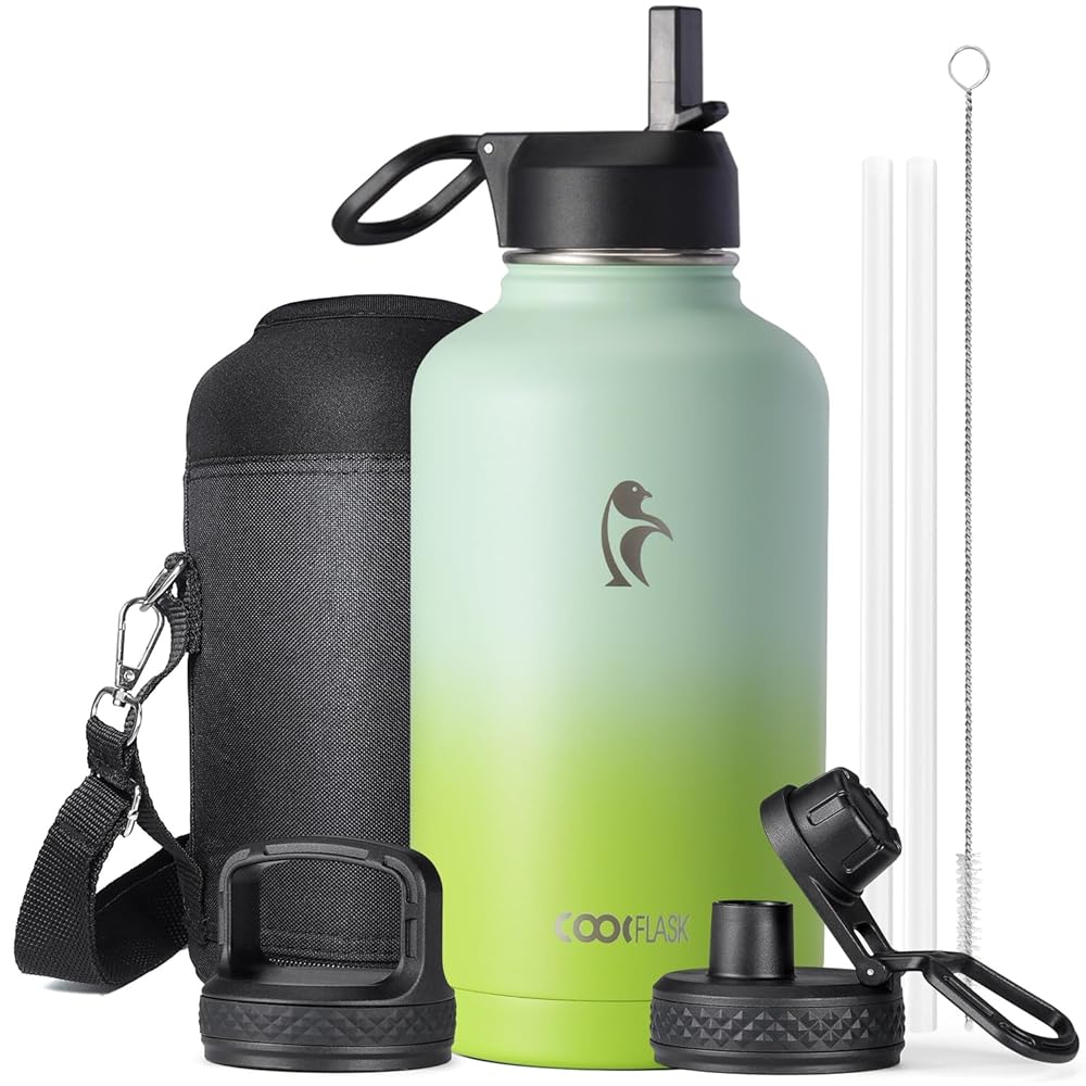 Classic 64 oz Water Bottle with Straw