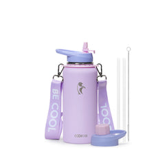 32 oz Compact Water Bottle With Strap