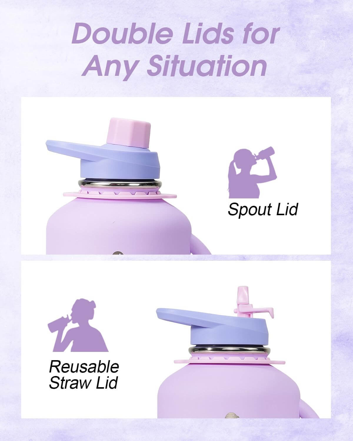 64oz Couple Bottle Set