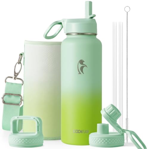 Classic 40 oz Water Bottle with Straw