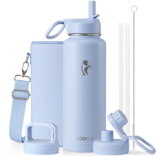 Classic 40 oz Water Bottle with Straw