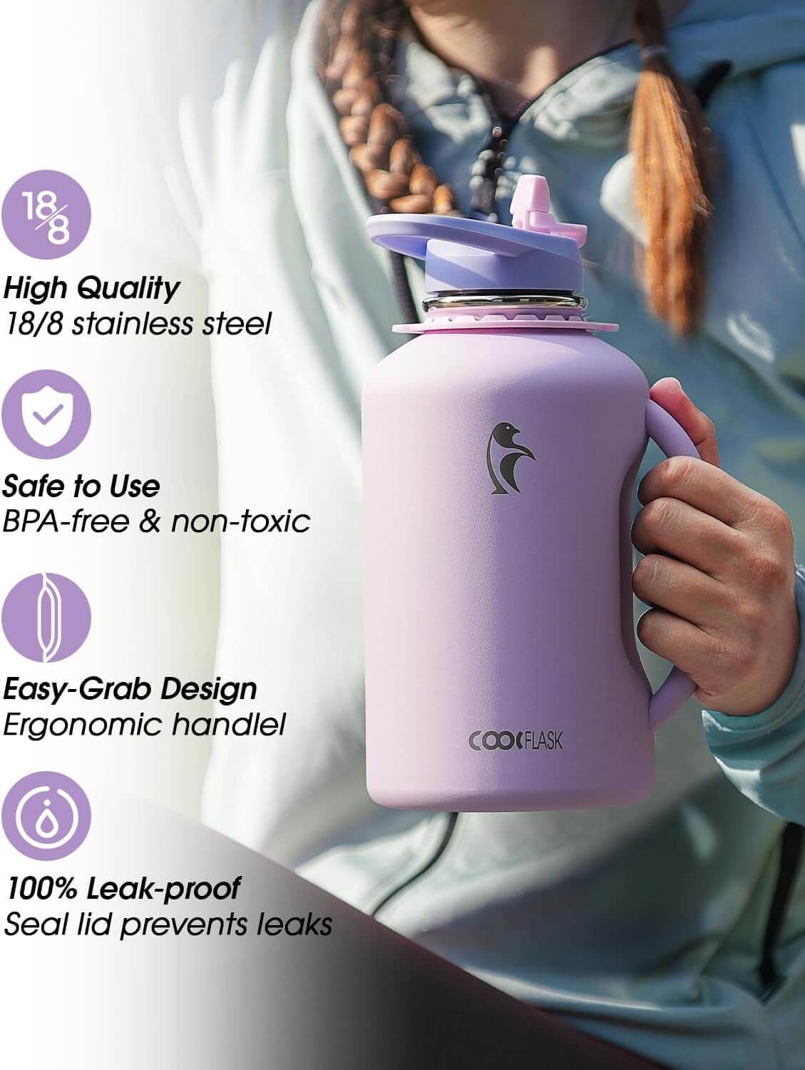 64oz Couple Bottle Set